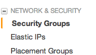 AWS security groups